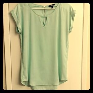 Pale mint Express dressy tee
